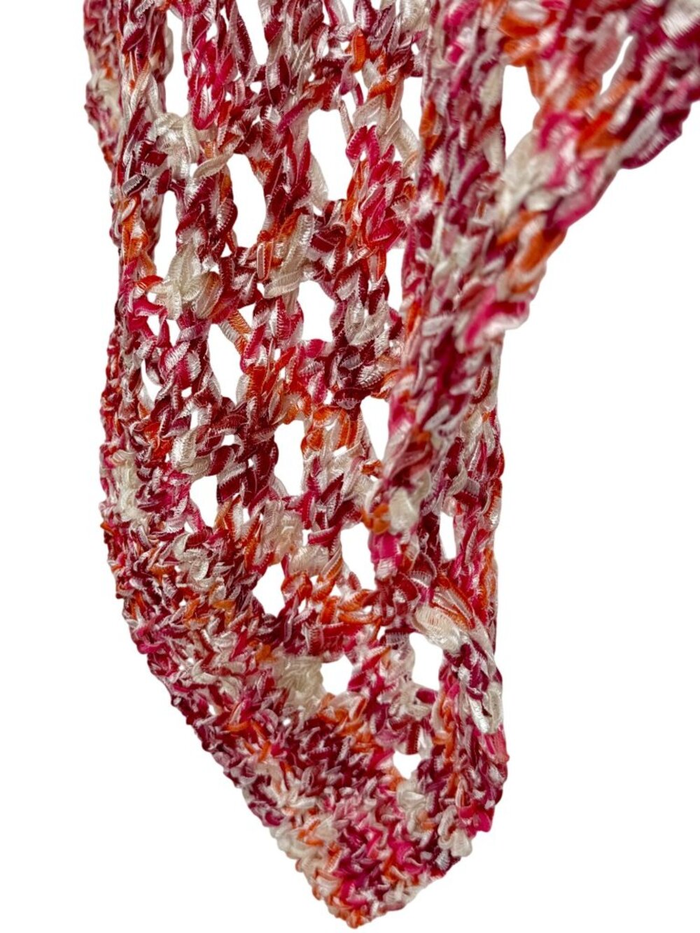 NWT BCBG Max Azria Multicolored Crochet Knit Cover Up Top | Boho Festival Indie - Picture 5 of 15
